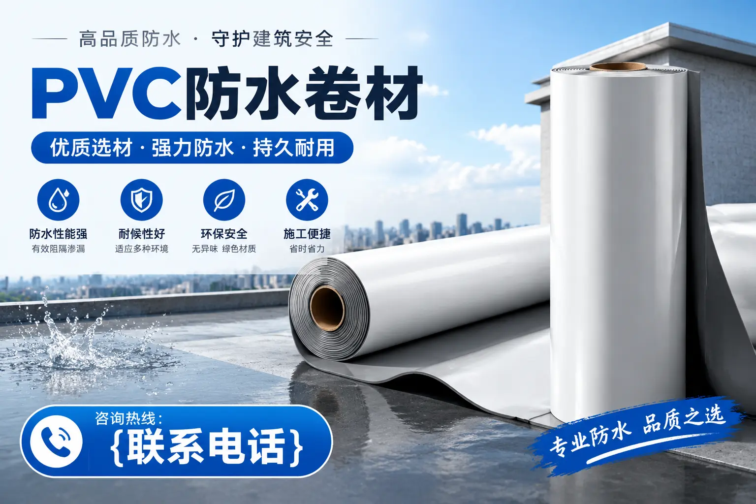 PVC防水卷材的选购技巧与注意事项，助您在包头找到合适产品